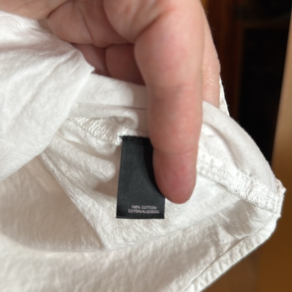 Victoria's Secret White Crochet Lace 3/4 Sleeve Airy 100% Cotton Tunic Size XL - Picture 6 of 8